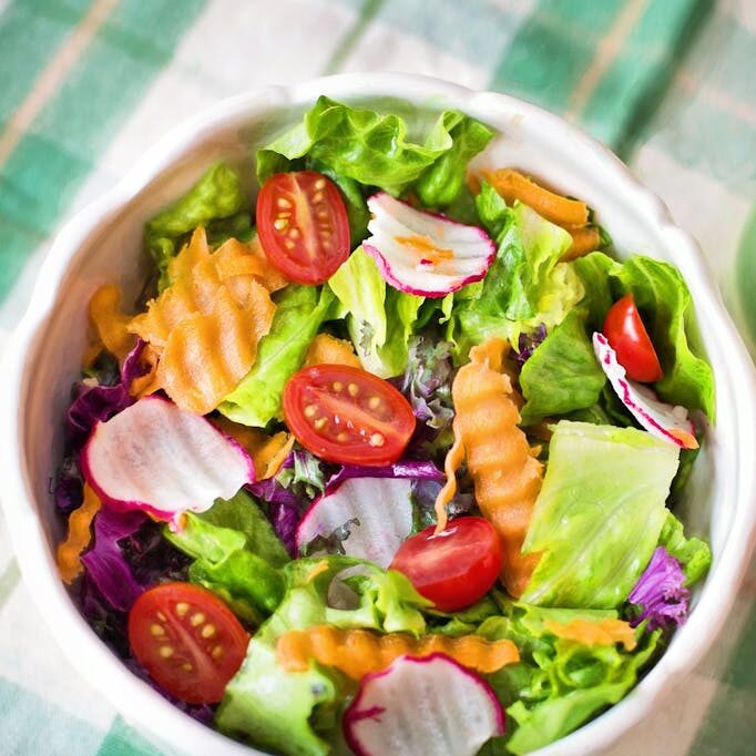 Close-up of Salad in Plate
