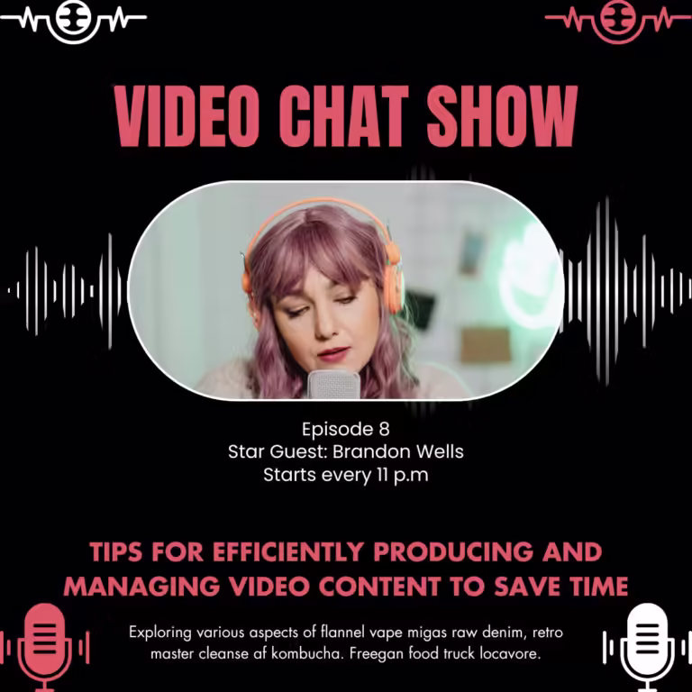 Tips for efficiently producing and managing video content to save time