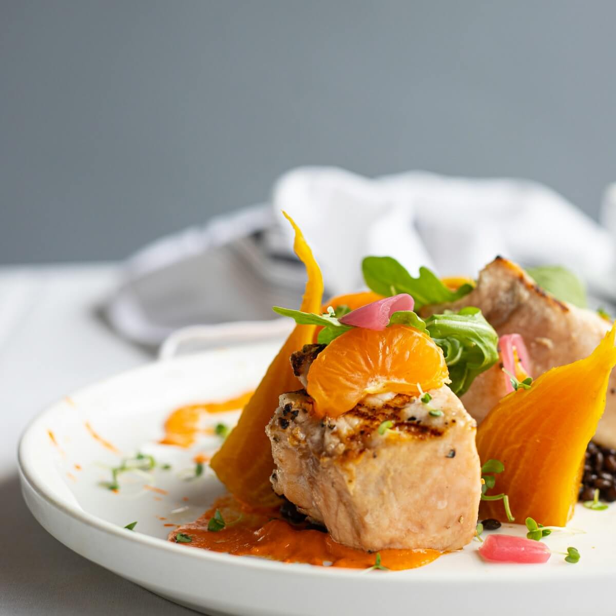Orange Salmon Salad