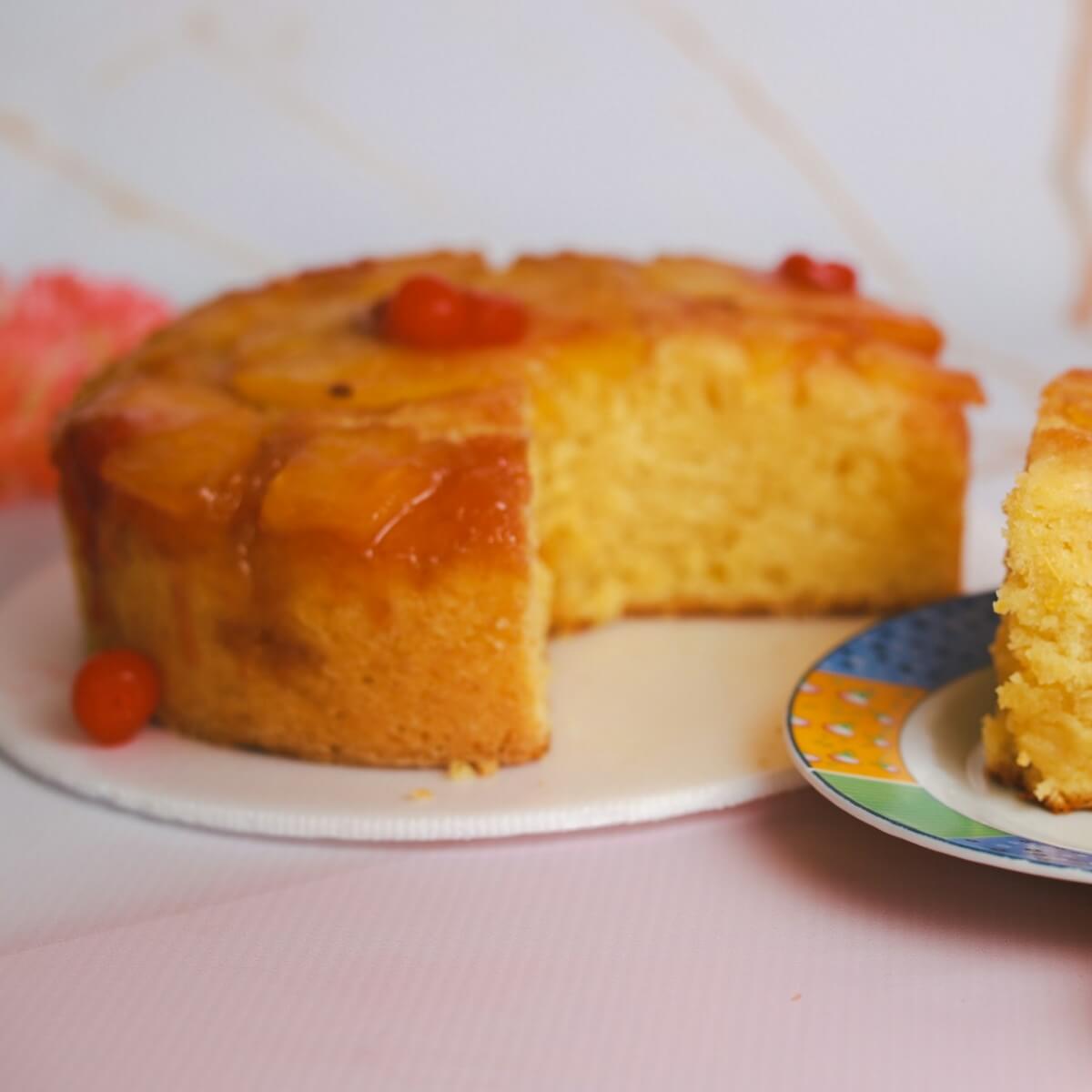 Upside-Down Pineapple Cake